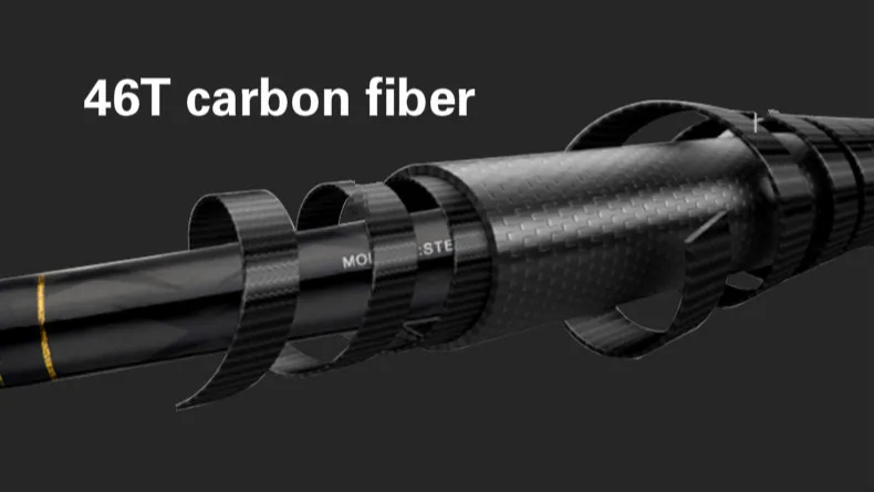 Haste de Fibra Olta com Roda Isca Carbono ul - m ml Potência Fiação Fundição Terno Distância Jogando Vara Pesca Pólo 1.98m 2.1m 2.2m 5 olta com roda terno distância jogando vara pesca pólo