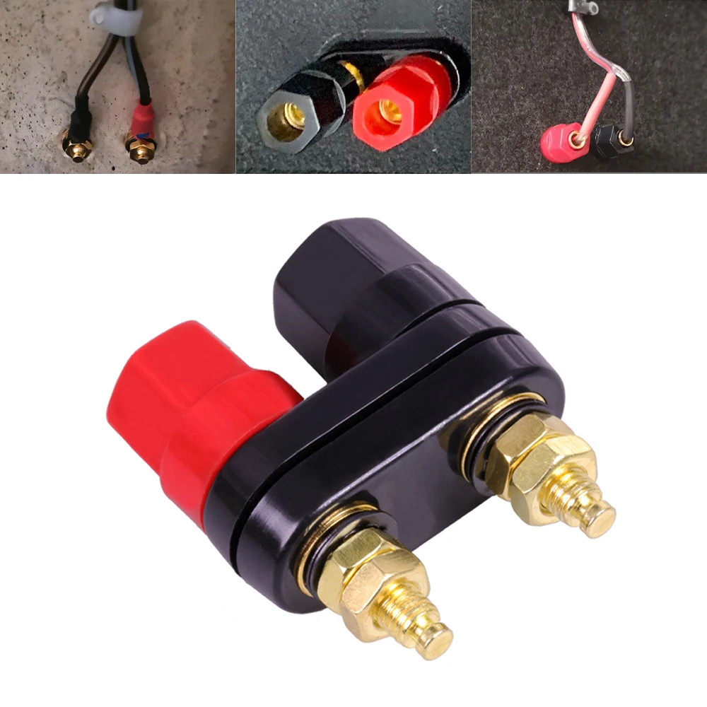 

Quality Banana Plugs erminals Red Black Connector Amplifier Terminal Binding Post Banana Speaker Plug Jack