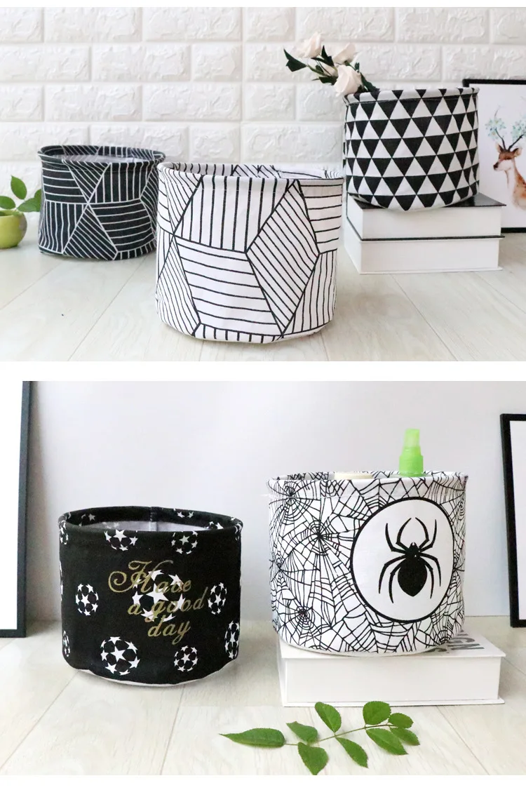 DIY Настольная корзина для хранения всякой всячины Нижнее белье коробка для хранения игрушек косметический ящик для хранения книг канцелярский контейнер корзина для белья