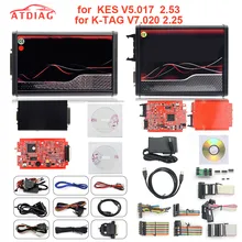 Para kess ktag k tag v7.020 kess v2.53 v2 v5.017 sw v2.25 v2.47 2.53 mestre ecu chip tuning ferramenta K-TAG 7.020 online