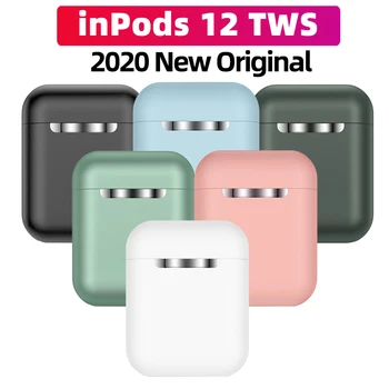 

New Bluetooth Earphones inPods 12 TWS Wireless Sport charging Headset Touc With Microphone Air 2 i12 Tws MAX for ios Android i9s