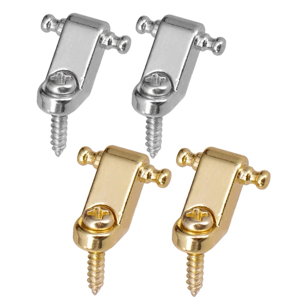 

2 pcs Electric Guitar String Retainers Tree Standard Roller String Mounting Guitar Tree Guides with 2pcs Screws Guitar Parts