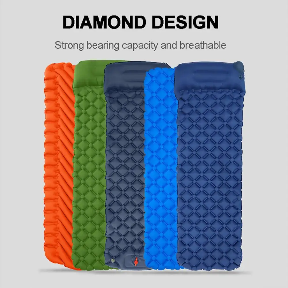 Inflatable Mattress Outdoor Tent Sleeping Mat Air Cushion Bed Foldable