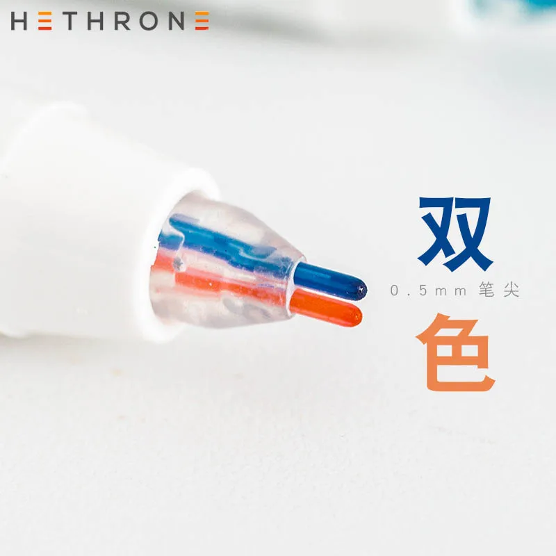 Hethrone 3 шт./компл. двухцветная маркировки двухлинейный маркер красочные художественный маркер для белой доски поставки картины офисные Маркеры ручки
