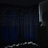 MAKEHOME Hollow Stars Blackout Curtains for Kids Bedroom Living Room Three Layers Fabrics Window Curtains Home Decor Stars Tulle 4