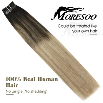 Alternative view of Clip in Hair Extensions Real Human Hair