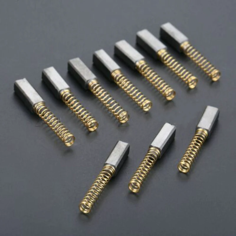 

50 Pcs Set Sewing Machine Motor Brushes Carbon Graphite Copper Wire Household