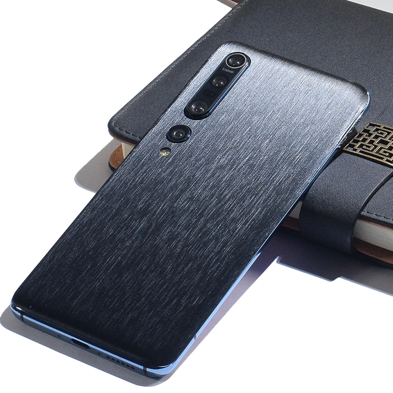 Металлическая матовая наклейка на заднюю панель телефона для XIAOMI Mi10 Pro Mi 9 SE Mi8 Lite