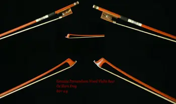 

Genuine Pernambuco Violin Bow 4/4!Ox Horn Frog 60 +-2 g