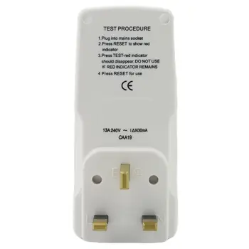 

UK 13A Converter Socket Safety Smart Home Circuit Breaker Cutout Plug Adapter 23GB