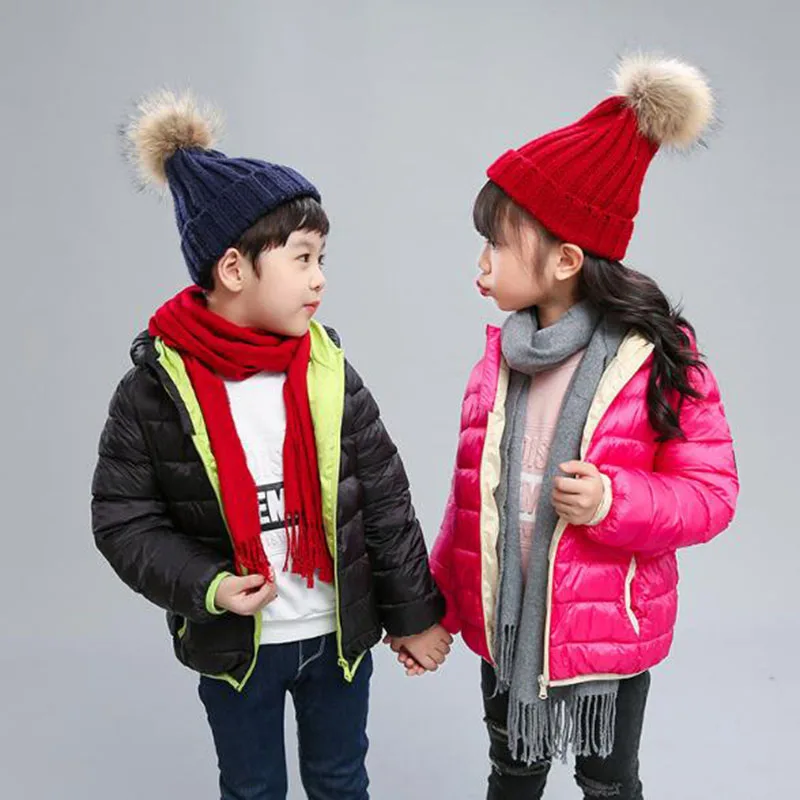 Warm Down Coat Hooded Winter Jacket Boy 5 Colors Snow Baby Clothes Cotton Snow Wear for Kids