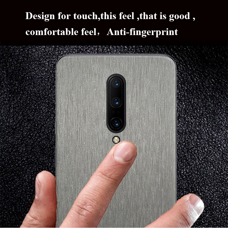 Задняя крышка для OnePlus 7 7T Pro 6 6T матовая металлическая наклейка защитная пленка