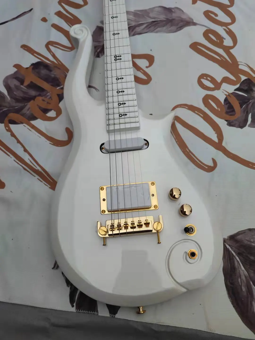 Fashionable White Six String Electric Guitar Guitar AliExpress