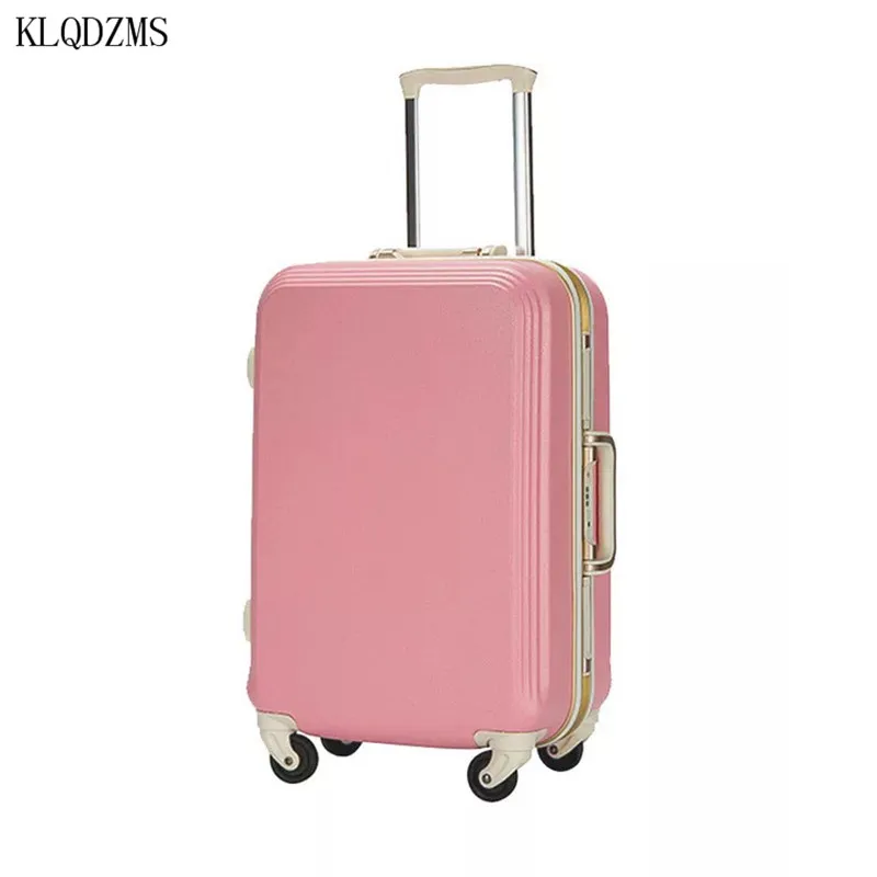 KLQDZMS 2" 22" 2" 26" 28 дюймов ABS+ PC чемодан на колёсиках, Спиннер для мужчин и женщин, чемодан на колесиках для путешествий, чемоданы для переноски