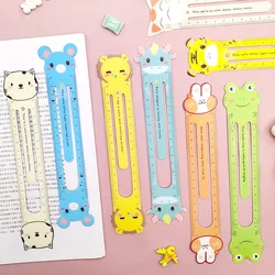 Règle magnétique pliable de 15cm, 1 pièce, Kawaii, 12 signes du zodiaque chinois, outil de dessin, pour l'étude, fournitures scolaires et de bureau, cadeau 