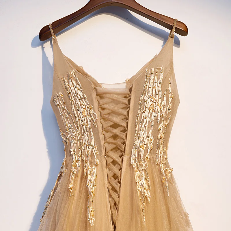 Vestido de festa сексуальное платье с v-образным вырезом для выпускного вечера es длинное платье со шнуровкой в пол ТРАПЕЦИЕВИДНОЕ желтое платье для выпускного модный халат De Soiree