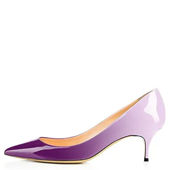 

YECHNE Sexy Purple Shoes Woman Heels Leopard Shoes Big Size 43 44 Party Wedding Bridal Shoes Blue White Green Pink Stiletto