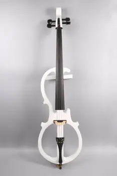 

4/4 Electric silent Cello Full size Sweet Tone Free Case+Bow+Cable #EC5