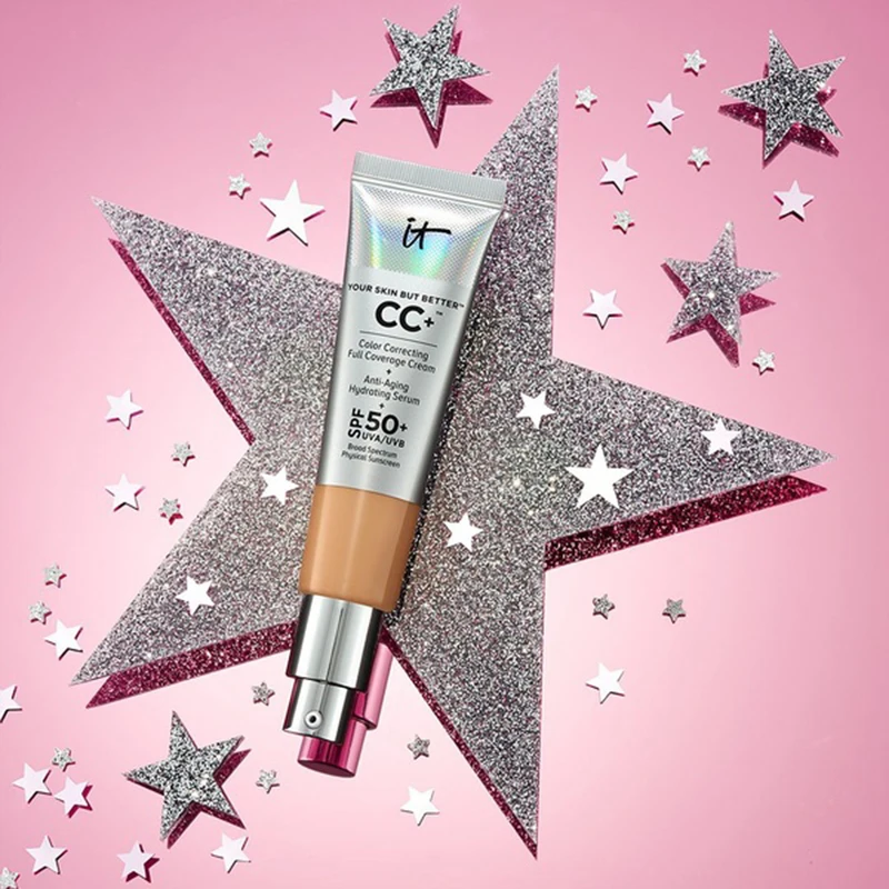 It Cosmetics CC крем матовый консилер контроль над маслом основа для макияжа полное покрытие темный круг глаза макияж SPF 50+ крем для осветления кожи