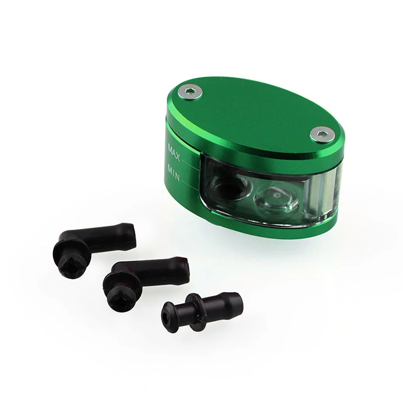 oil cup green CNC мотоцикл масла тормозной жидкости бак чашки/кронштейн Тормозная жидкость сцепления резервуар емкость для масла из бака - Цвет: oil cup green