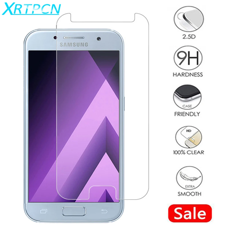 

Tempered Glass on the For Samsung Galaxy J3 J5 J7 A3 A5 A7 2015 2016 2017 A6 A8 Plus 2018 Screen Protector Protective Film Glass