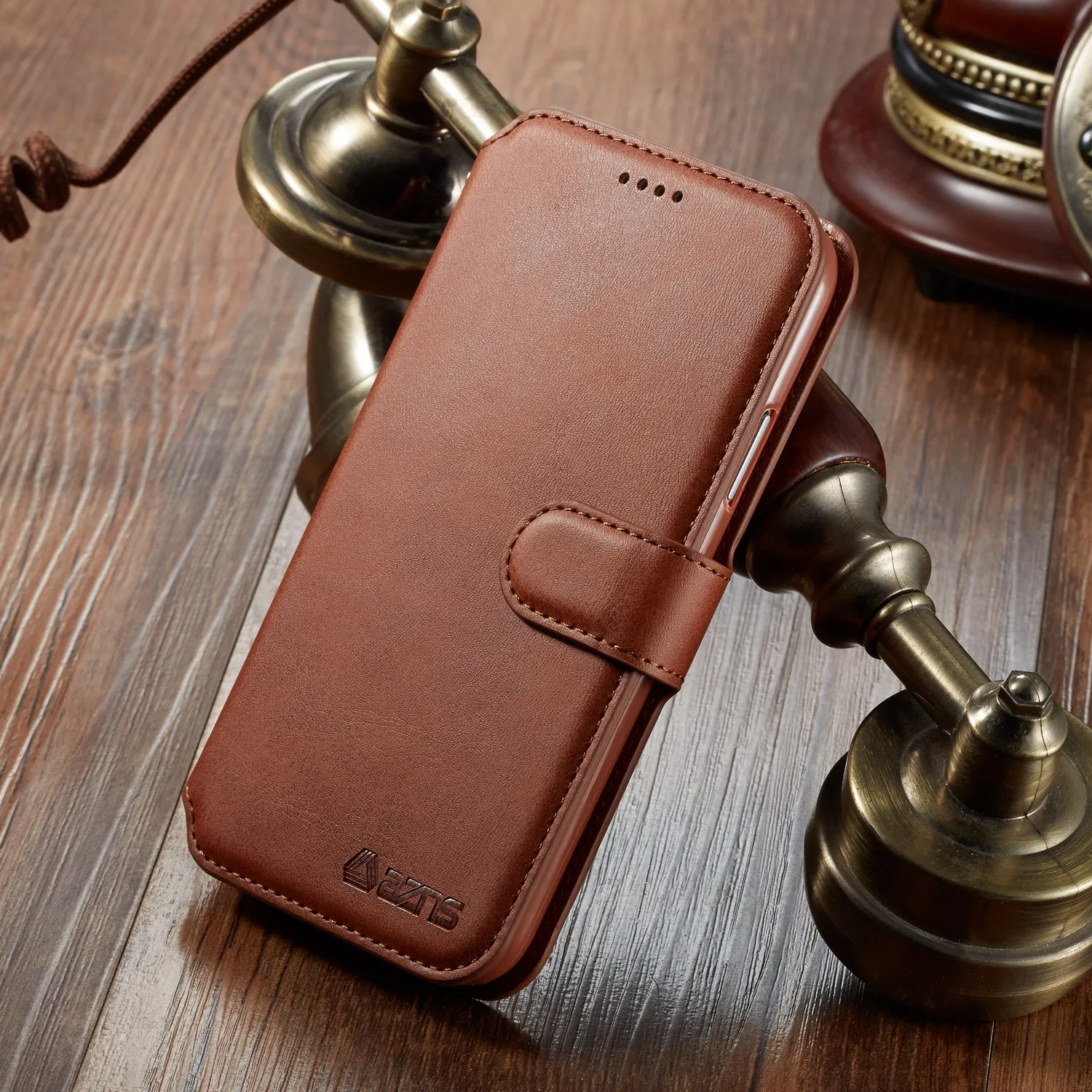 Чехол для iPhone 11/11 Pro/11 Pro Max XR X 6 7 8 Plus, Роскошный Тонкий Ретро кошелек с отделениями для карт, кожаный чехол для телефона для iPhone Xs Max - Цвет: Brown