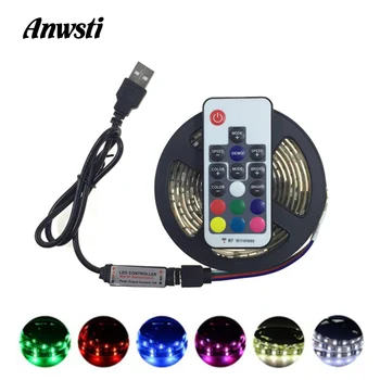 

Ambilight TV LED Strip USB RGB SMD 5050 5V Fita Tira LED Tape Stripe Ribbon Light Waterproof IR RF Remote Control Bias Lighting