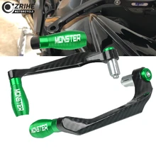 7/" 22 мм алюминиевый руль мотоцикла система тормоза рычаг сцепления протектор для рук для KAWASAKI Ninja ZX-14 Monster