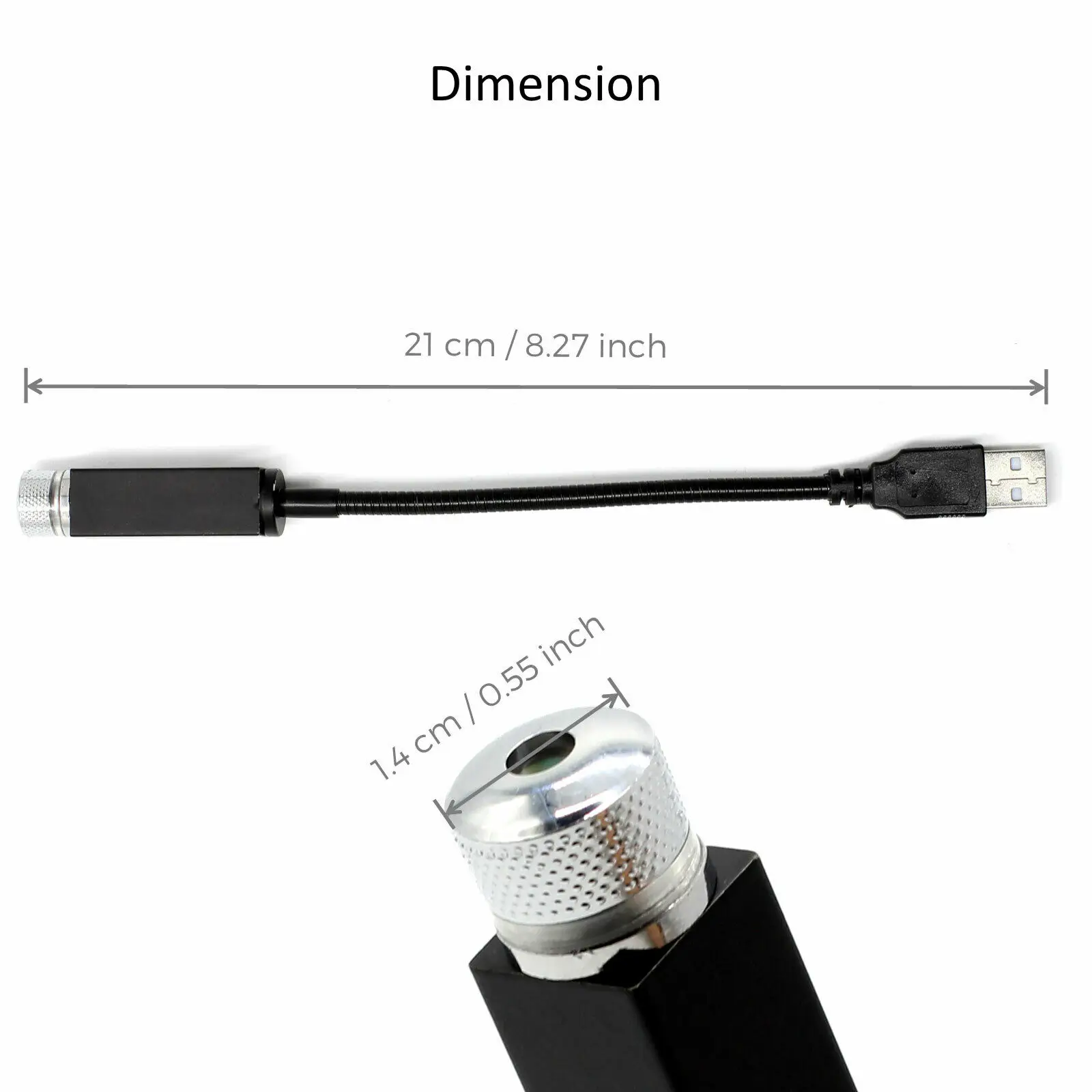 Красный USB светодиодный светильник на крышу автомобиля для интерьера, Звездный Ночной светильник, светильник-проектор, универсальная декоративная лампа