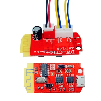 

DC 3.7V 5V 3W Digital Audio Amplifier Board Double Dual Plate DIY Bluetooth Speaker Modification Sound Music Module Micro USB