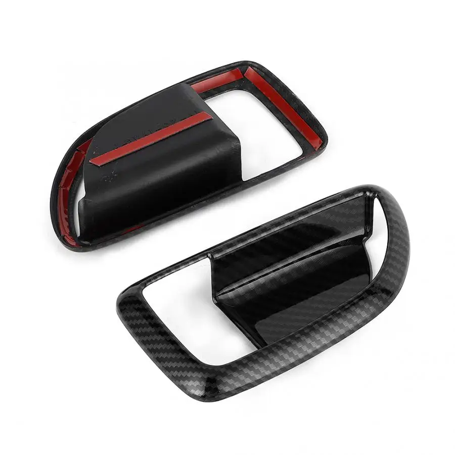 2 шт. углеродное волокно стиль внутренняя дверная ручка отделка Подходит для hyundai Grand Starex H1 абсолютно новые автомобильные аксессуары интерьер