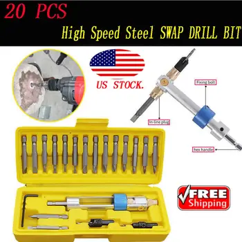 

20PCS Swap Drill Bit - Speed Out SAVE TODAY SWAP DRILL BIT- NEW SETS USA