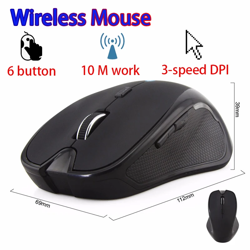 

Wireless Mouse Ergonomic Mice 1600DPI Optical game muis Mouse 2.4GHz /Bluetooth Mouse optional For PC Laptop