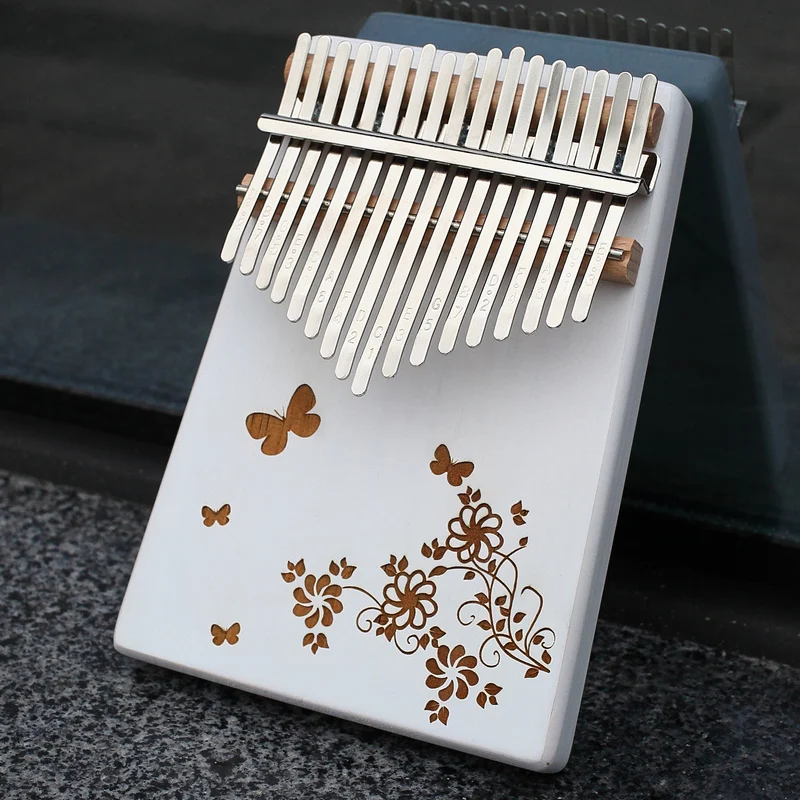 Jooleer 17 Keys Jellyfish Transparent Acrylic Kalimba with Smartphone