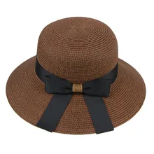 Стильная простота, высокое качество, Солнцезащитная шляпа, модная, весна-лето, складная, с широкими полями, солнцезащитный козырек, рыбацкая соломенная шляпа, шляпа YL5