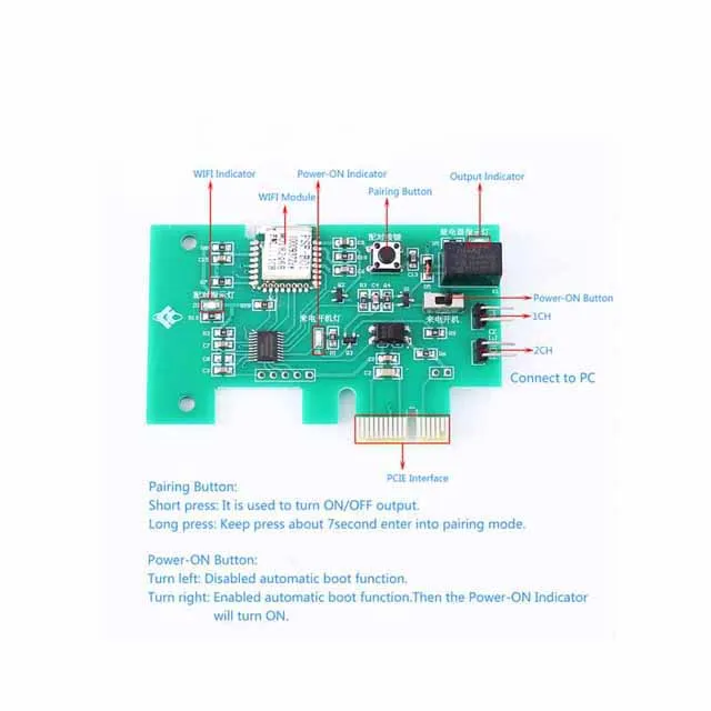 

A23-- Wireless WIFI Intelligent Control Switch Computer Remote Power Supply Controller 2.4GHz b/g/n