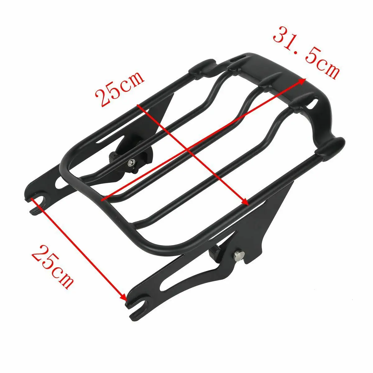 Motorcycle Two Up Luggage Rack For Harley Touring Road Glide Street Glide FLHR FLHT 2009- Air Wing