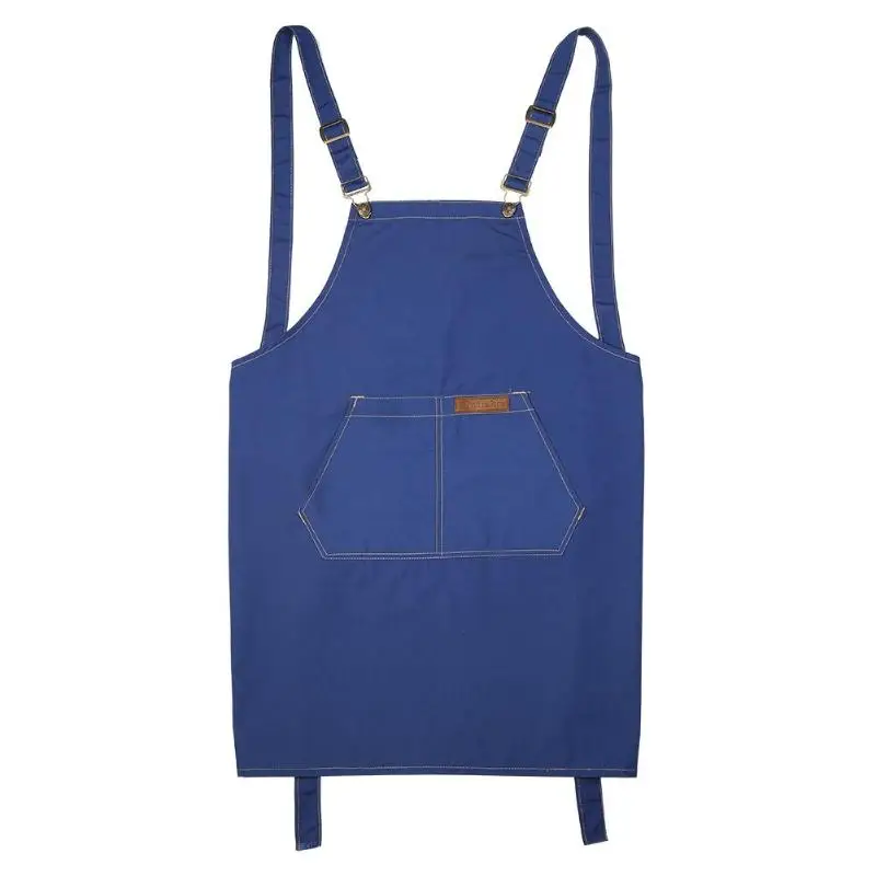 Simple Unisex Apron Kitchen Sleeveless Apron Waterproof Cotton Canvas Home Kitchen Accessories for Cooking Kitchen