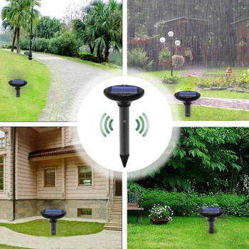 

Outdoor Garden Mole Repellent Solar Ultrasound Mole Snake Bird Mosquito Ultrasonic Deworm Control Gardening Tools Repellents