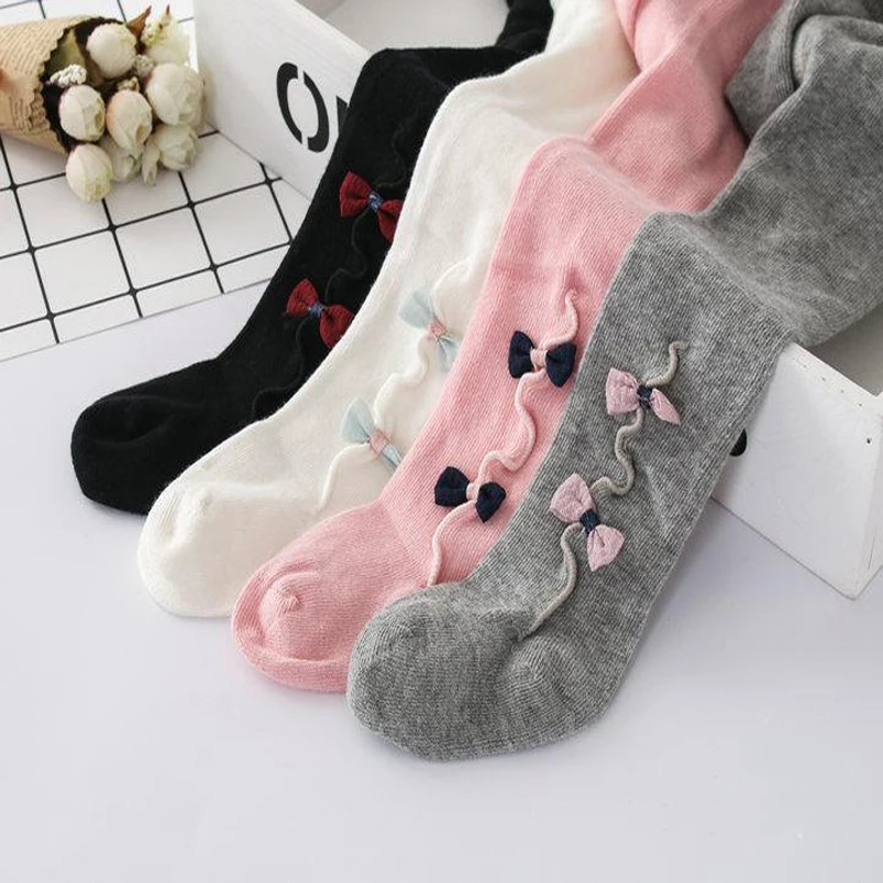 

For Toddler Baby Girls Tight with Knot-Bow Cute Girls Stockings 12-36 Month