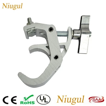 

20pcs/lot Aluminum Stage Light Hook Clamp 40-70mm Load 150KG For Stage Ligthing /LED Moving Head Beam Light Quick Rig Hook Clamp