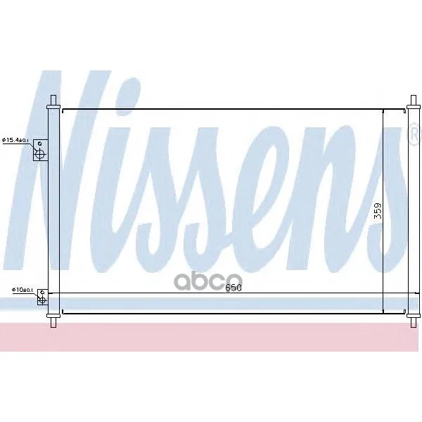 Конденсер Honda Civic 1.4-2.0 A/T 01-06 Nissens 94771 Nissens арт. 94771