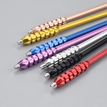 7 цветов, полуперманентный карандаш для микроблейдинга бровей, ручка для татуировки, Круглые Лезвия для тумана бровей