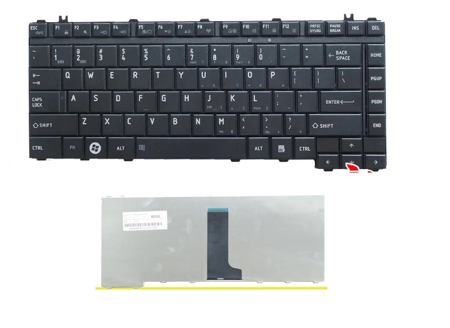 Клавиатура для ноутбука Toshiba Satellite L455 L450 L455D L450D Qosmio F40 F45 G40 G45 F50 F55 | Компьютеры и
