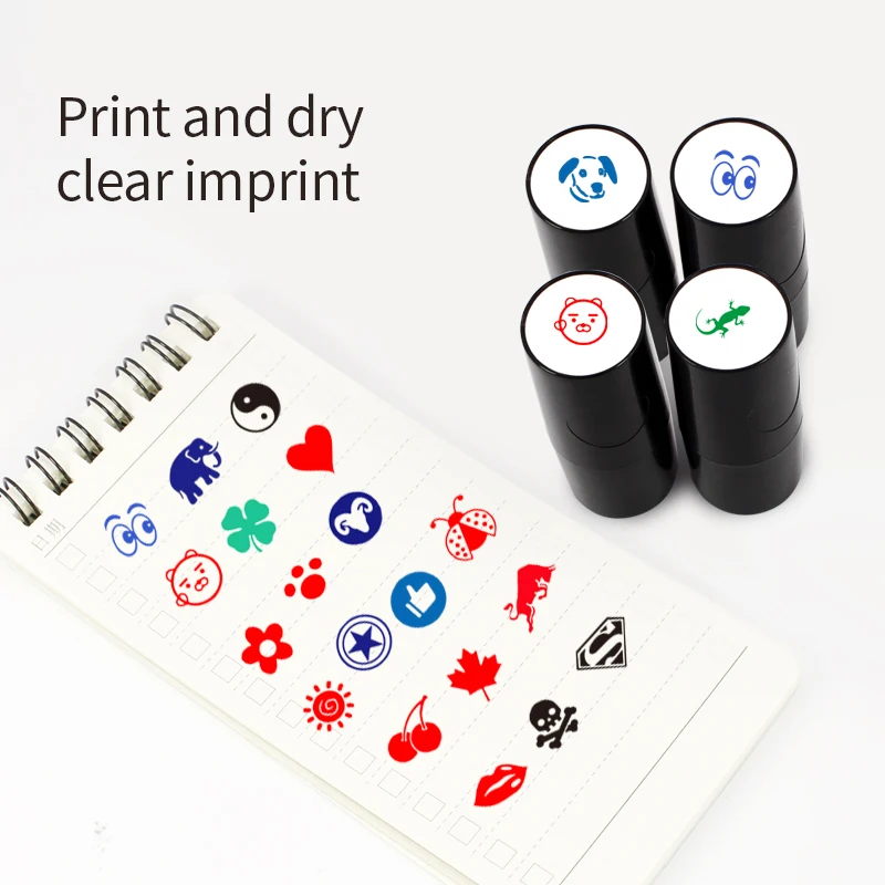 Name Stamp Golf Ball Stamper Stamp Marker Impression Seal Quick-dry Plastic Multicolors Golf Accessories Symbol For Golfer Gift