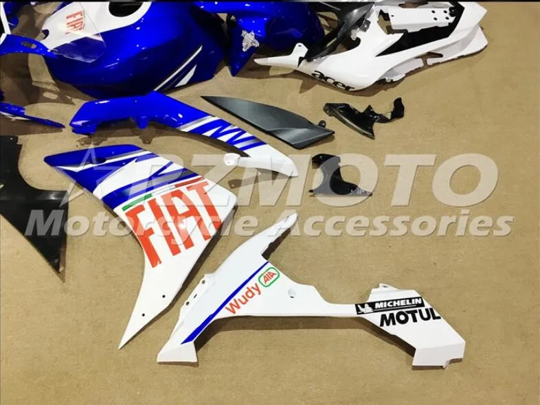4 подарки ABS литья под давлением Мотоцикл Обтекатели подходит для Yamaha YZF-1000-R1 2007 2008 07 08 обтекатель кузова набор белый синий