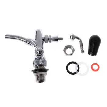 

Adjustable Draft Beer Barrel Faucet Homebrew Dispenser with Flo Controller Tap