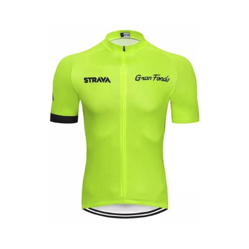 STRAVA Pro team, летние майки для велоспорта, мужские майки для велоспорта, Ciclismo Bicicleta, спортивная одежда, Майо Ciclismo, дышащая - Цвет: Short jersey