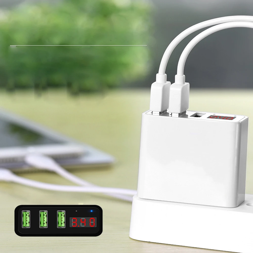 Универсальное зарядное устройство USB с 3 портами 3,4 А, быстрая зарядка, адаптер для путешествий, настенное зарядное устройство, адаптер, портативная вилка для iph, для планшета на Android