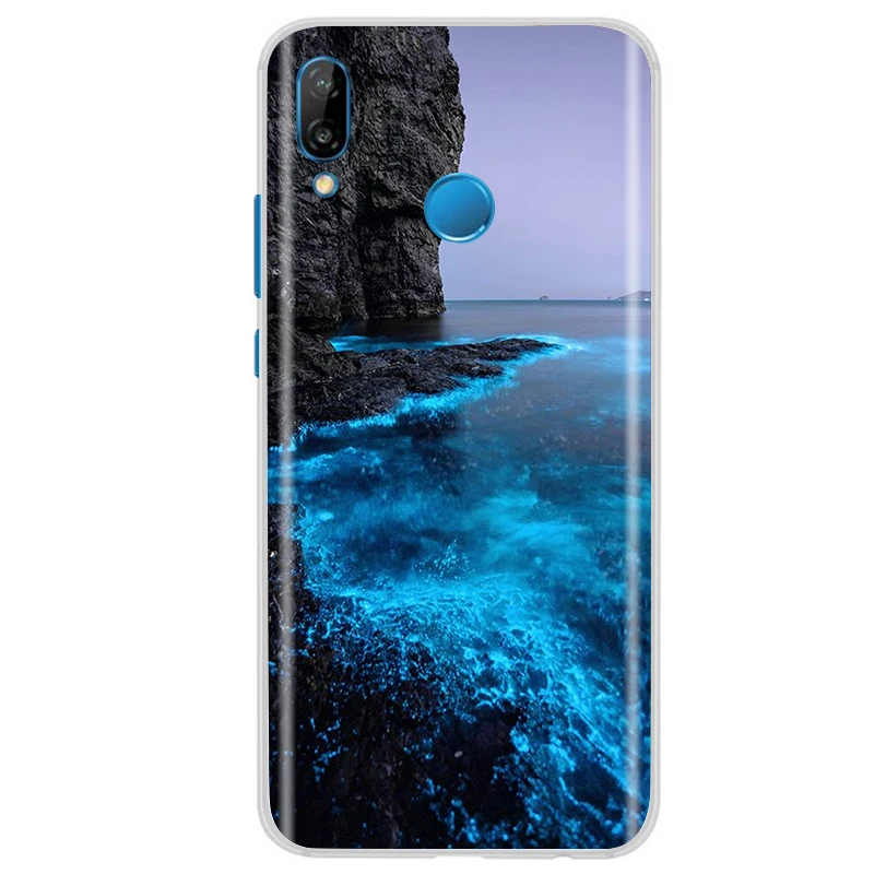 flip phone case Case for Huawei P20 Lite Case Silicone Cute Back Cover Huawei P20 Pro Soft TPU Phone Case For Huawei P20lite P 20 Lite Cases pouch mobile